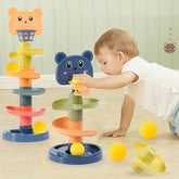 Baby Ball Drop and Rolling Ball Pile Tower Toys Early Educational