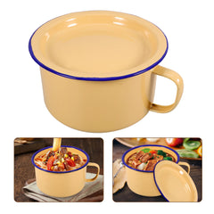 Enameled Lunch Box Soup Bowl Kitchenware Soup Bowl Kitchenware Dinnerware