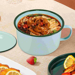 Enameled Lunch Box Soup Bowl Kitchenware Soup Bowl Kitchenware Dinnerware