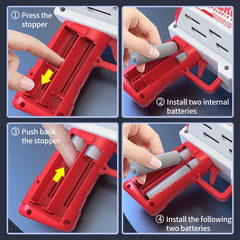 Electric Automatic Bubble Gun Party Birthday Gift Toy