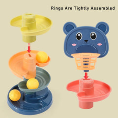 Baby Ball Drop and Rolling Ball Pile Tower Toys Early Educational