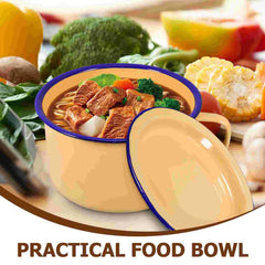 Enameled Lunch Box Soup Bowl Kitchenware Soup Bowl Kitchenware Dinnerware